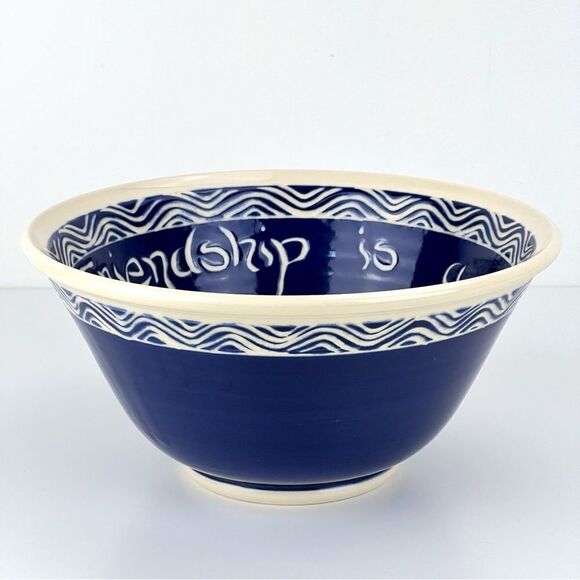 H Shadron Pottery Friendship Celebration Bowl - Picture 1 of 8